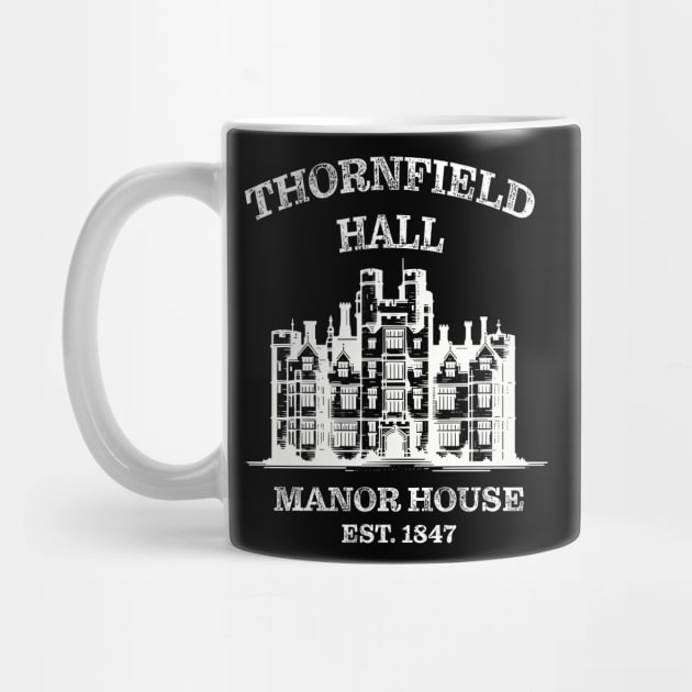 Thornfield Hall Jane Eyre Charlotte Bronte Mr. Rochester by Delta V Art